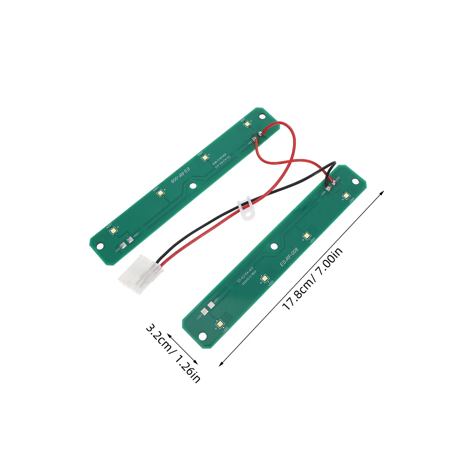 Refrigerator LED Light Board Replacement for W11043011 Efficient Plug and Play Fridge Interior Lighting Panel