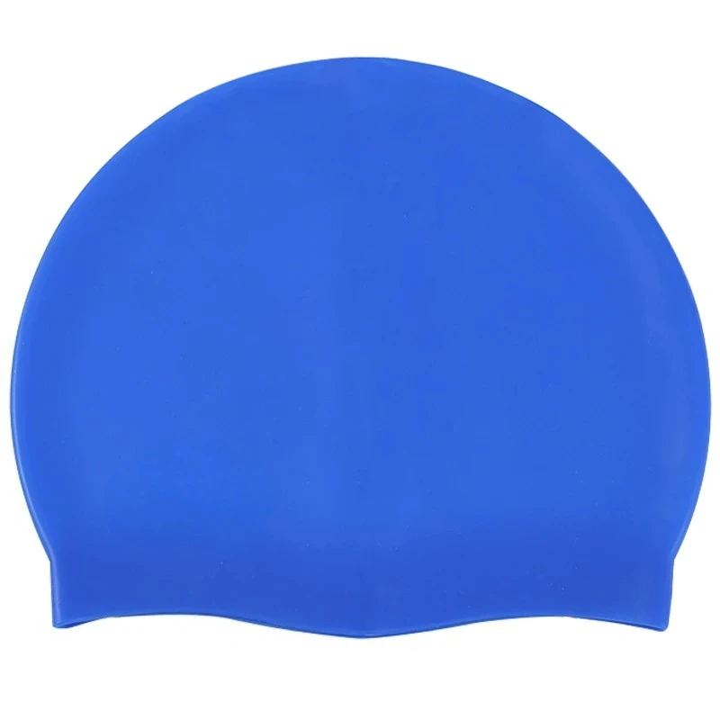 Badekappe aus Silikon, wasserdicht, für Männer, Frauen, Erwachsene, Kinder, Poolkappen, Tauch- und Schwimmausrüstung, elastische Kappen – Detail 8