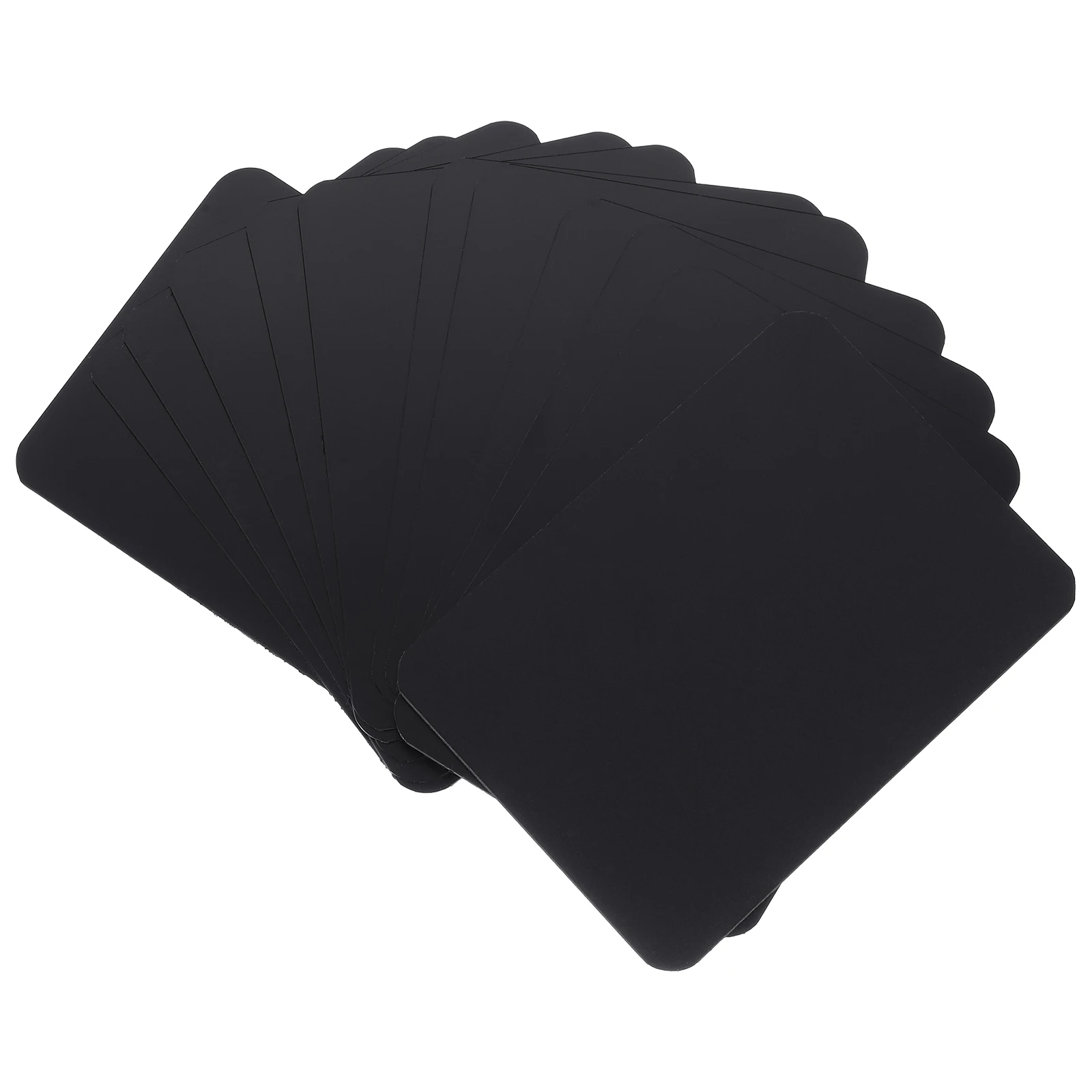 

12 Pcs Erasable Price Tags Metal Label Holders Blackboard Signs for Shop Supermarket Folders Storage Pricing Sticker
