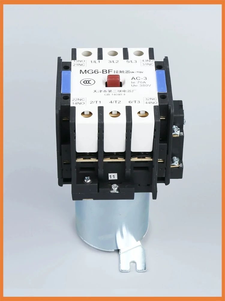 MG6-BF AC220V elevator mute contactor tianjin second relay factory seal star contactor ac 110