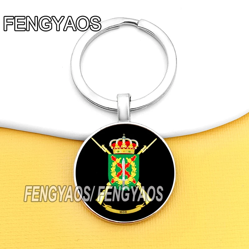 Spanish Legion Keychains Spain Flag Key Chain for Men and Women