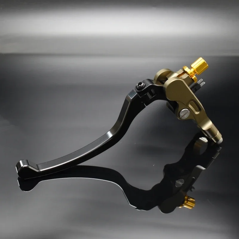 Motorcycle CNC Aluminum Alloy Brake Master Cylinder Left 17.5MM Right 19MM Piston For 22MM Handlebars