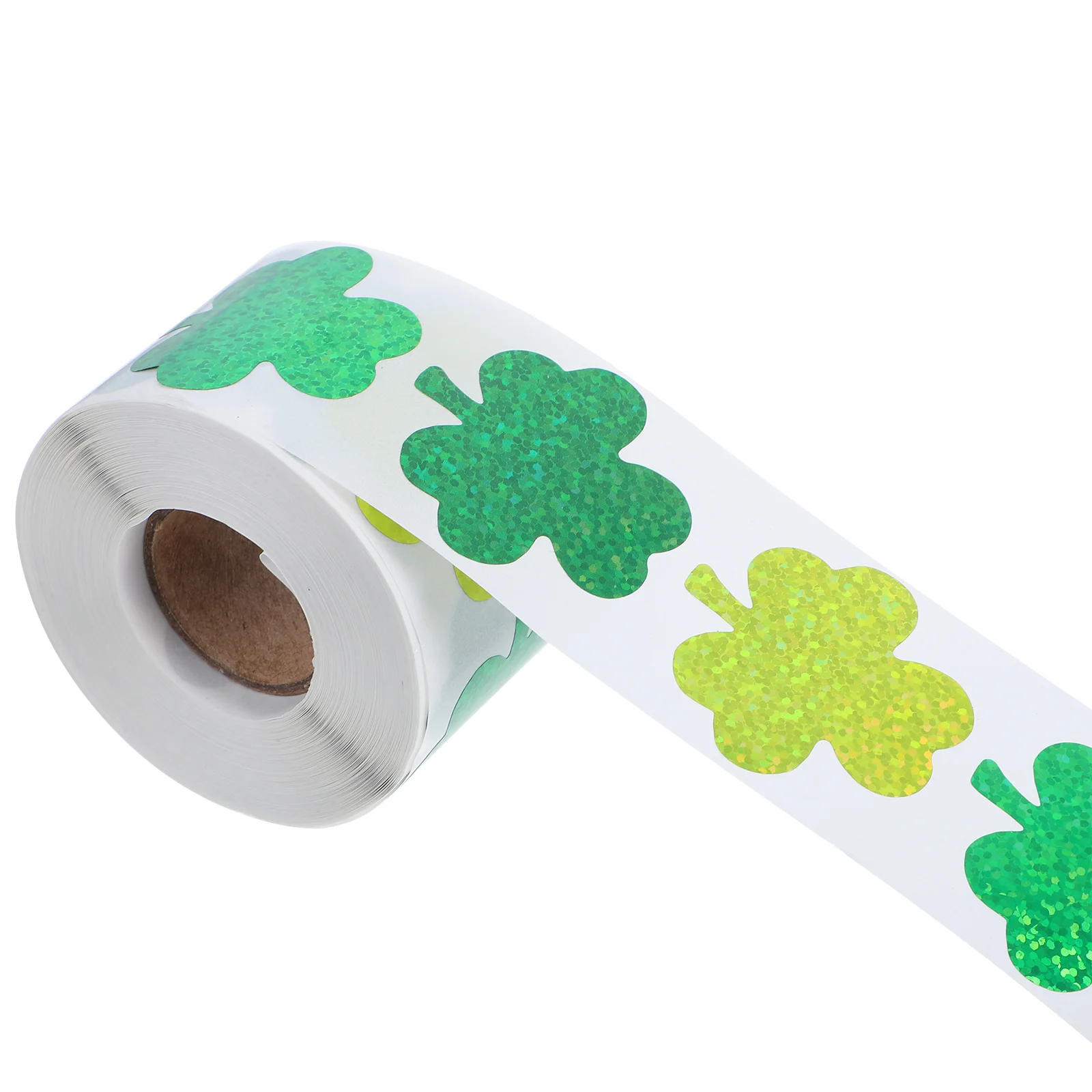 

Stickers Cartoon Shamrock Glitter Wall Decals Green St Patrick's Day Adhesive Labels