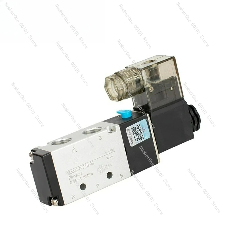 4В210-08-4В110-06/4В310-10-4В410 Двухпозиционный пятиходовой, электромагнитный клапан, катушка