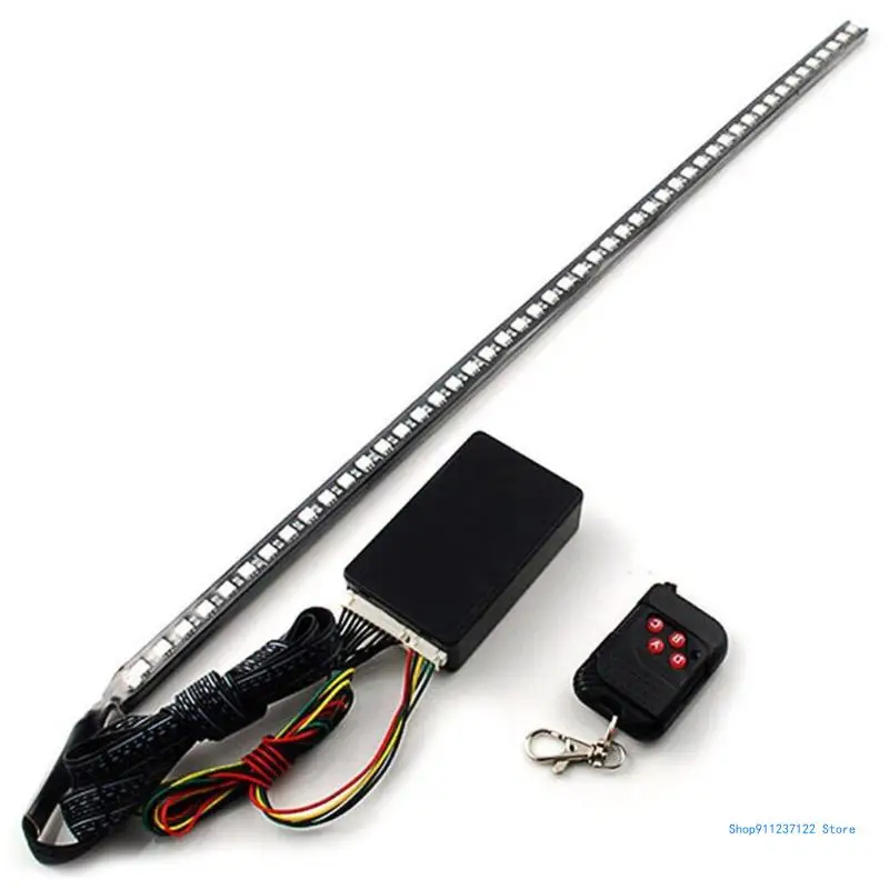 Knight Rider Strip 48 LED Waterproof Car Light Remote 7 Colors 22 Inch