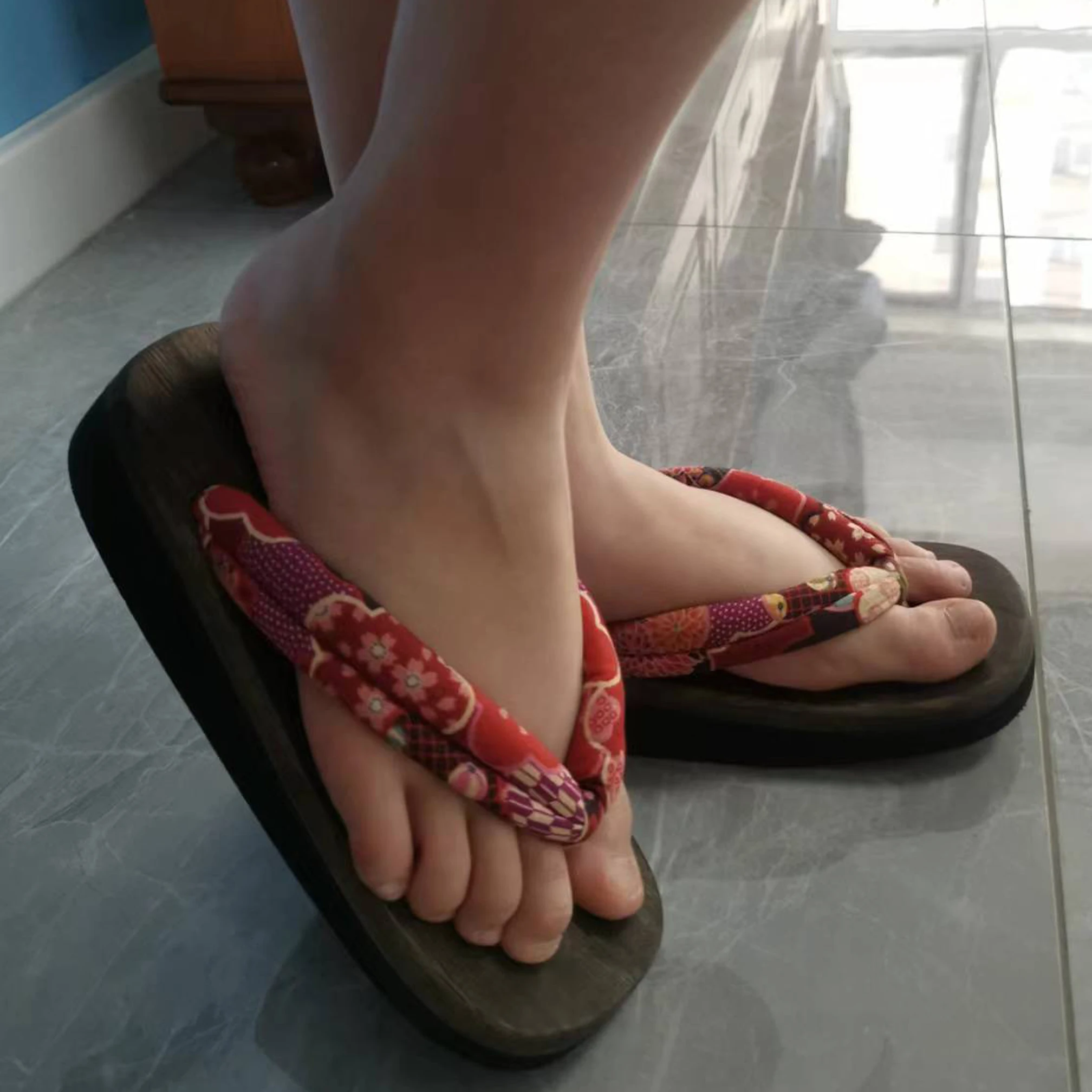 

Летние тапки, женские шлепанцы, японские Гета, деревянные и резиновые шлепанцы, тапки для размера 36/37/38