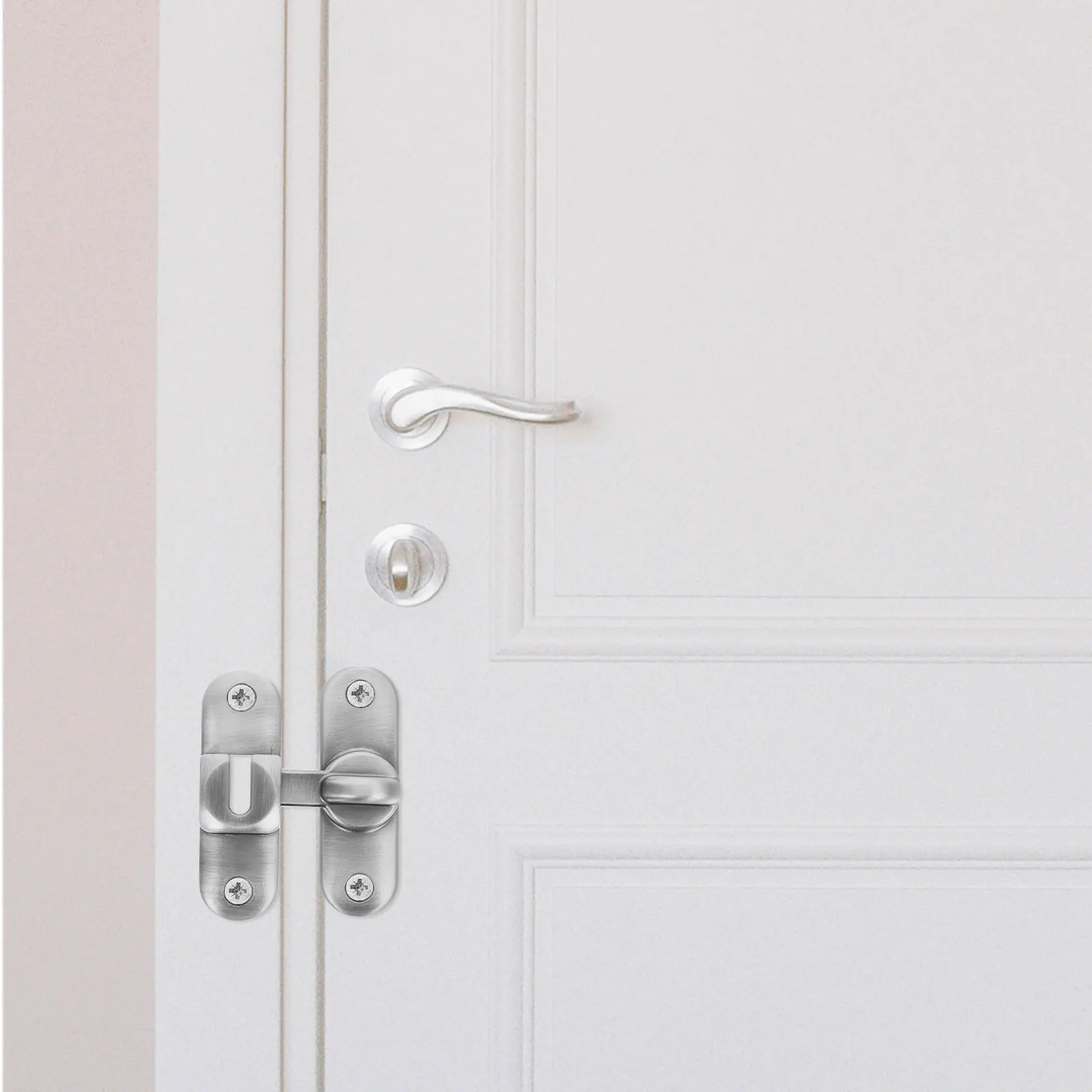 

1 set 1 Set Stainless Steel Door Bolts Heavy Duty Security Latches Slide Locks For Cabinet Furniture Barn Door Latch