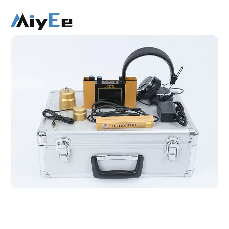 F999L Water Leak Detector Water Pipe Leak Detector with LCD Display & 2m Detection Depth