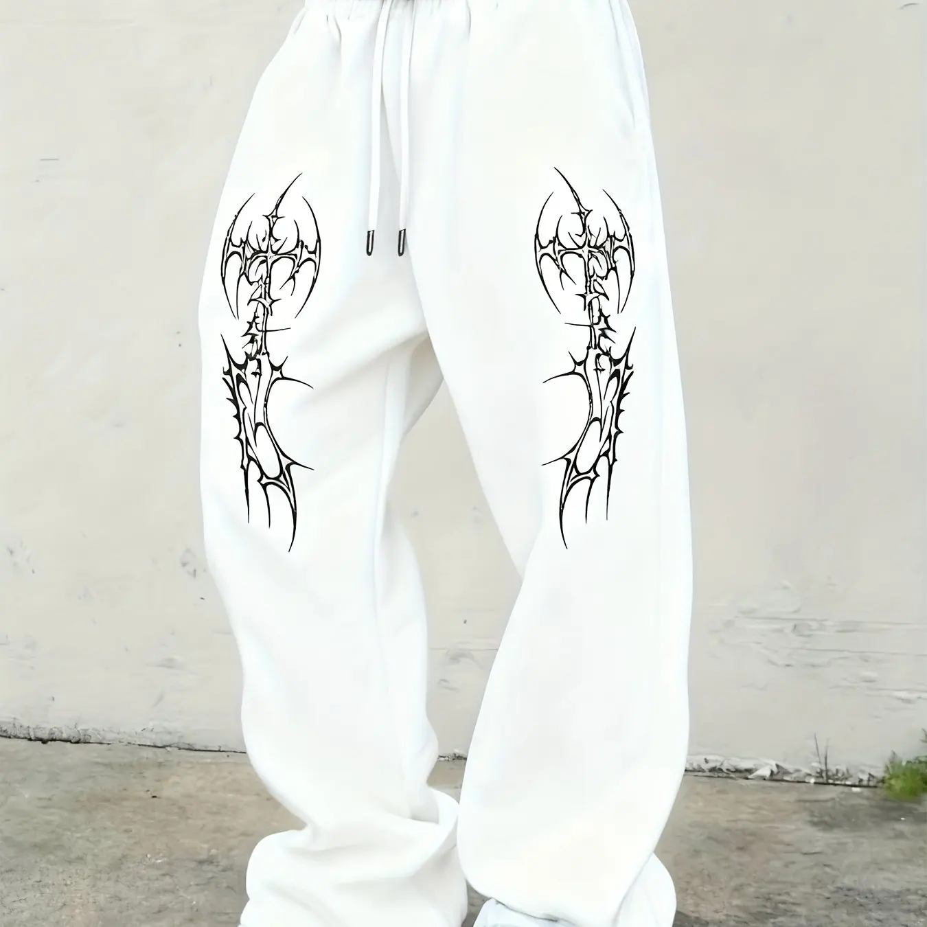 2026 Summer New Street Rock Fashion Fast Drying Running Fitness Leisure Oversized Loose Men's and Women's 3D Pants - Image 2