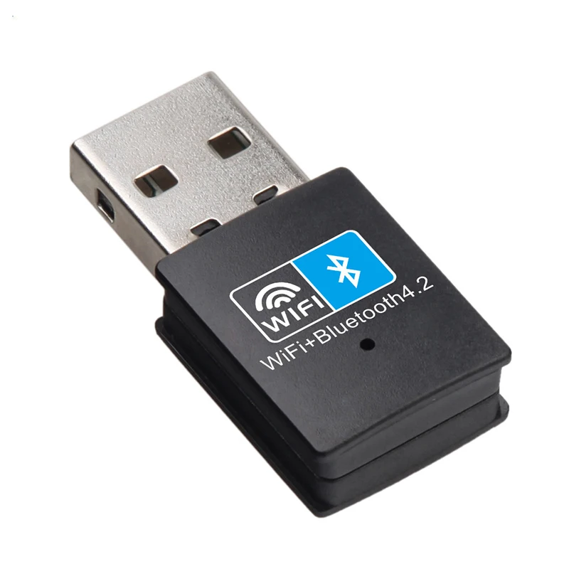 1PC 150Mbps USB WiFi Bluetooth‑compatible 2 In 1 Adapter Wireless Network Card 802.11B/G/N Dongle Receiver For Desktop PC Laptop