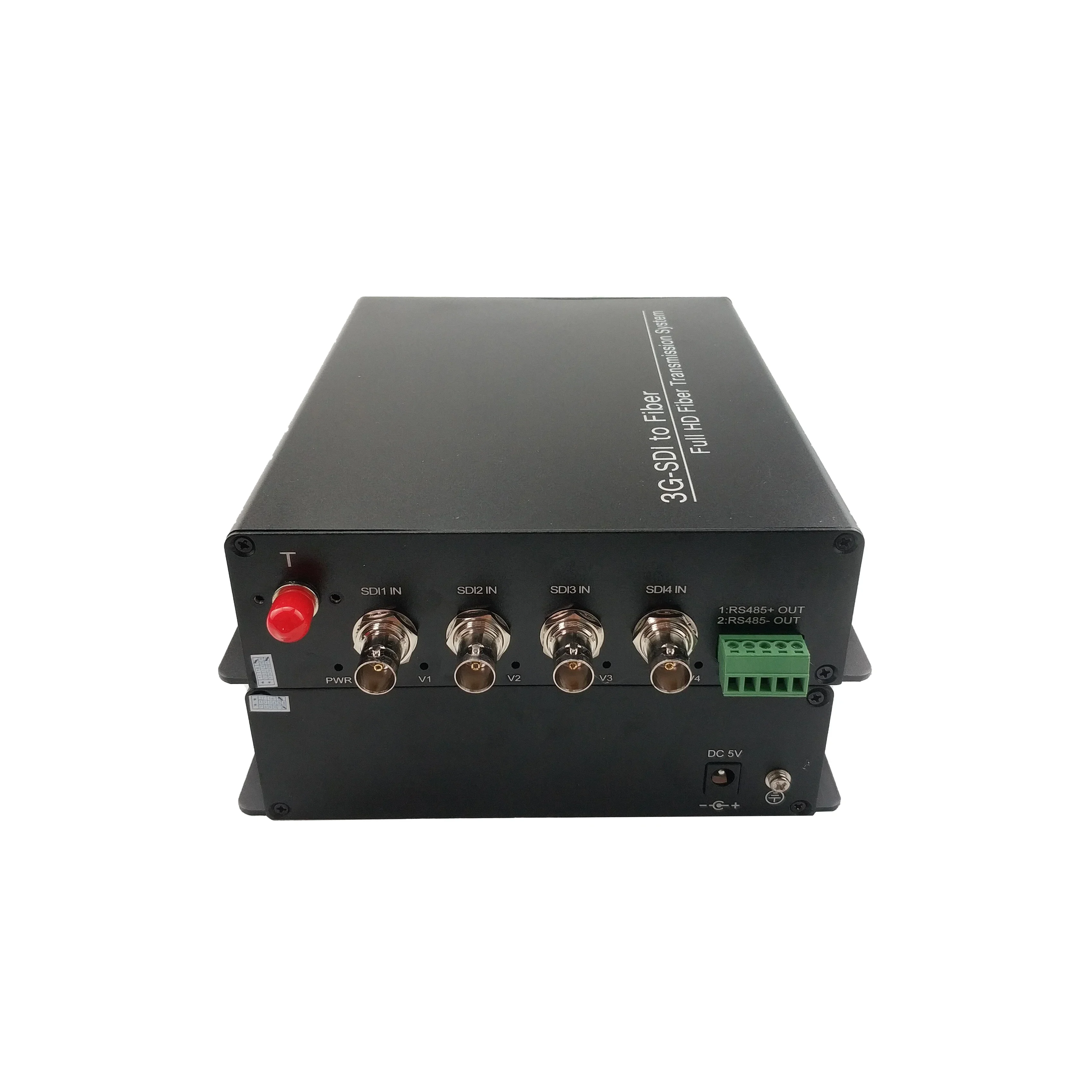 4 CHANNEL 3G SDI Multiplexer over video/audio fiber optical to 3G SDI converter PRICE