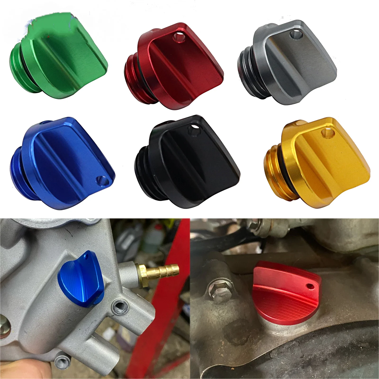 Motorcycle Crankcase Cap CNC Engine Oil Filler Screw Cover Plug M20*2.5 For Yamaha Honda Suzuki Kawasaki General Purpose Parts