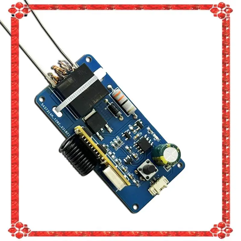 تسليم 24 ساعة DC3.7V 433 متر التحكم عن بعد قوس الشاعل مولد الجهد العالي محرك إمدادات الطاقة لوحة تحكم عن بعد مع LED #2