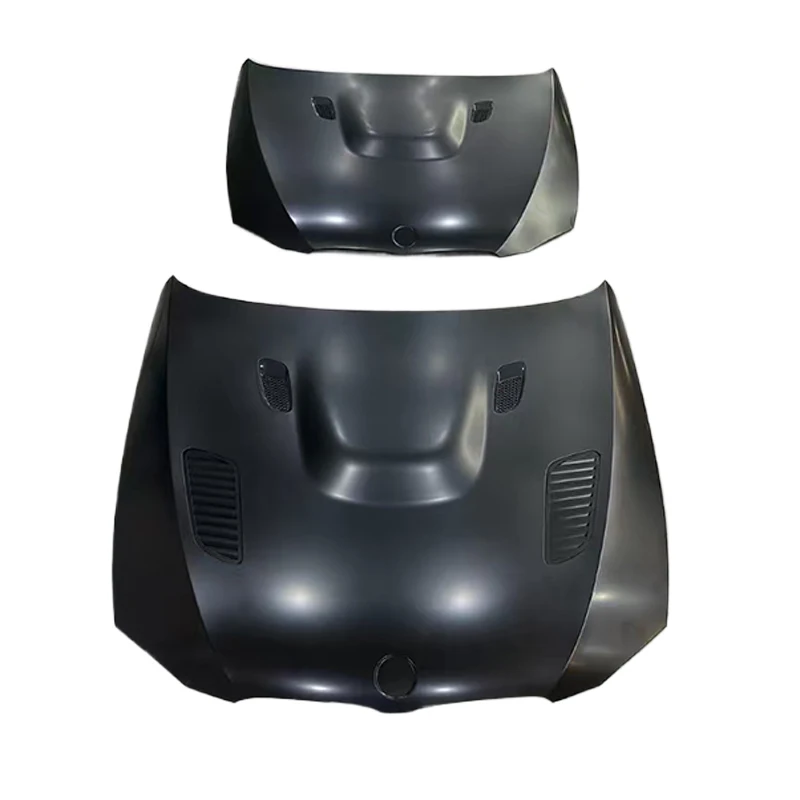 Picture 3: Upgrade Iron Aluminum M3 Engine Cover for 3 Series E92 E93 Pre 2005-2008 Easy Installation Front Bonnet Hood New Condition