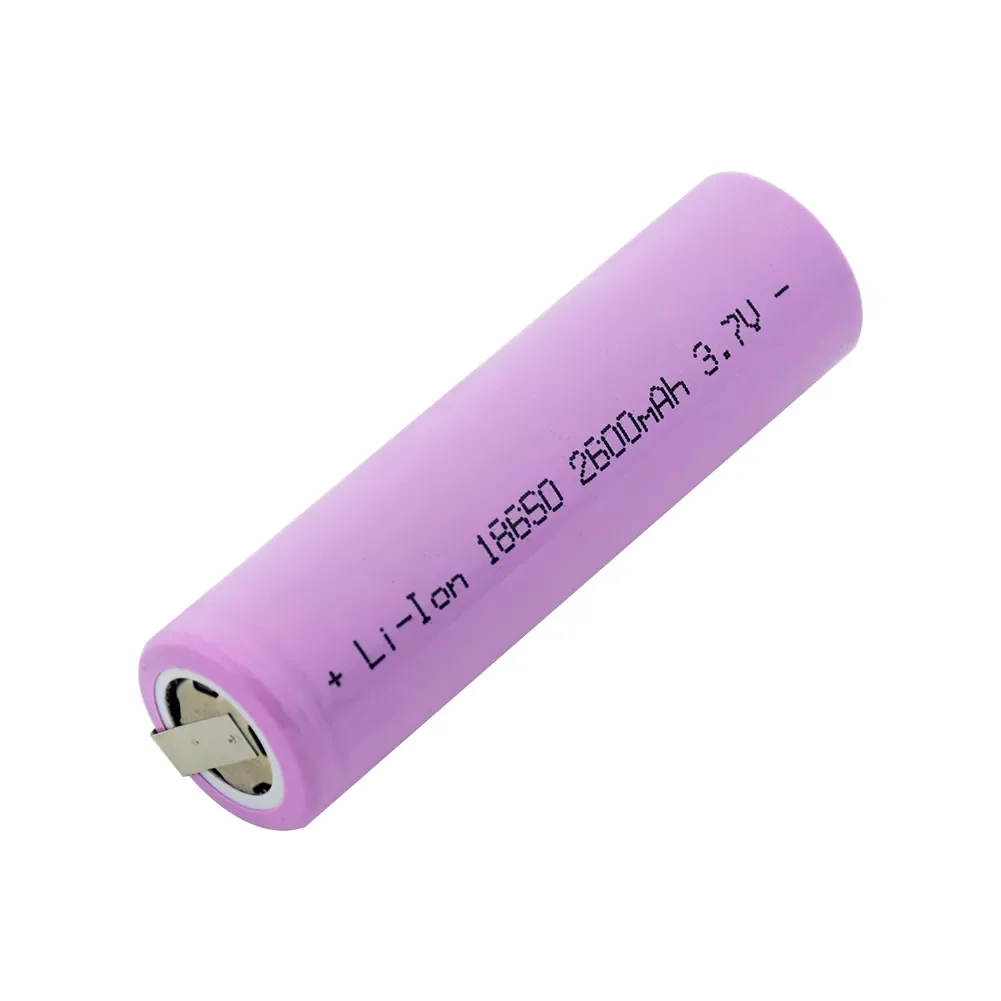 Novos pces recarregável li-ion bateria 18650 3.7v 2600mah com guias de níquel para farol lanterna tocha power bank gamepad