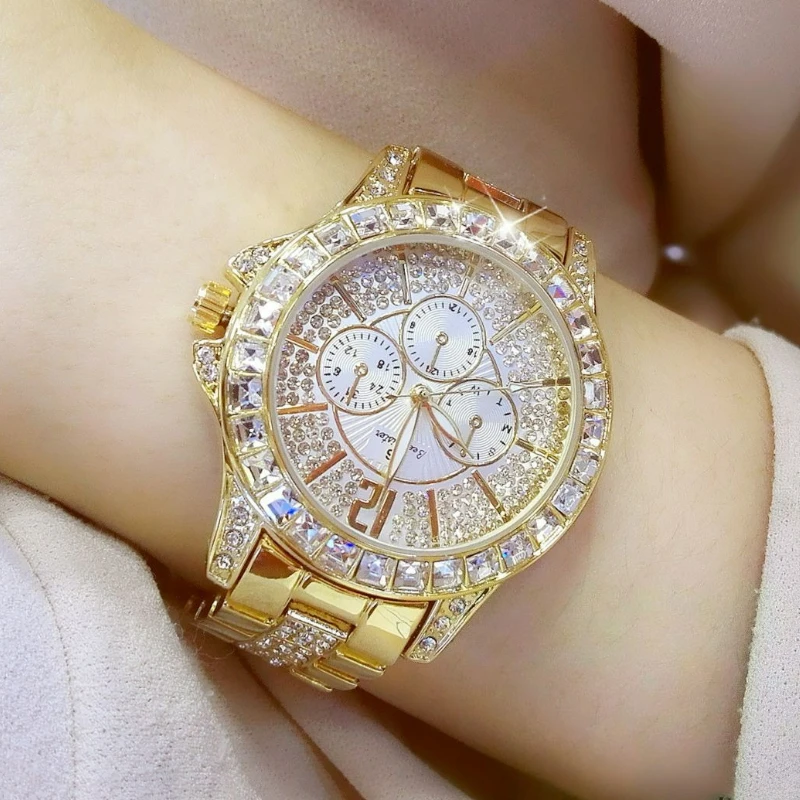 

Роскошные женские часы, модные женские деловые наручные часы с бриллиантами, женские наручные часы из нержавеющей стали Montres pour femmes с кристаллами