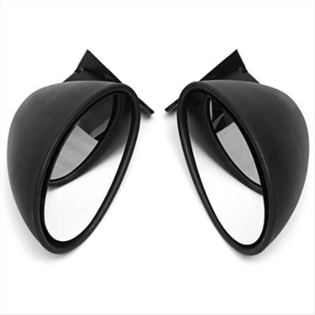 California Style Left & Right Car Classic Retro Door Wing Side Mirror Rearview Vintage Matte Universal Black