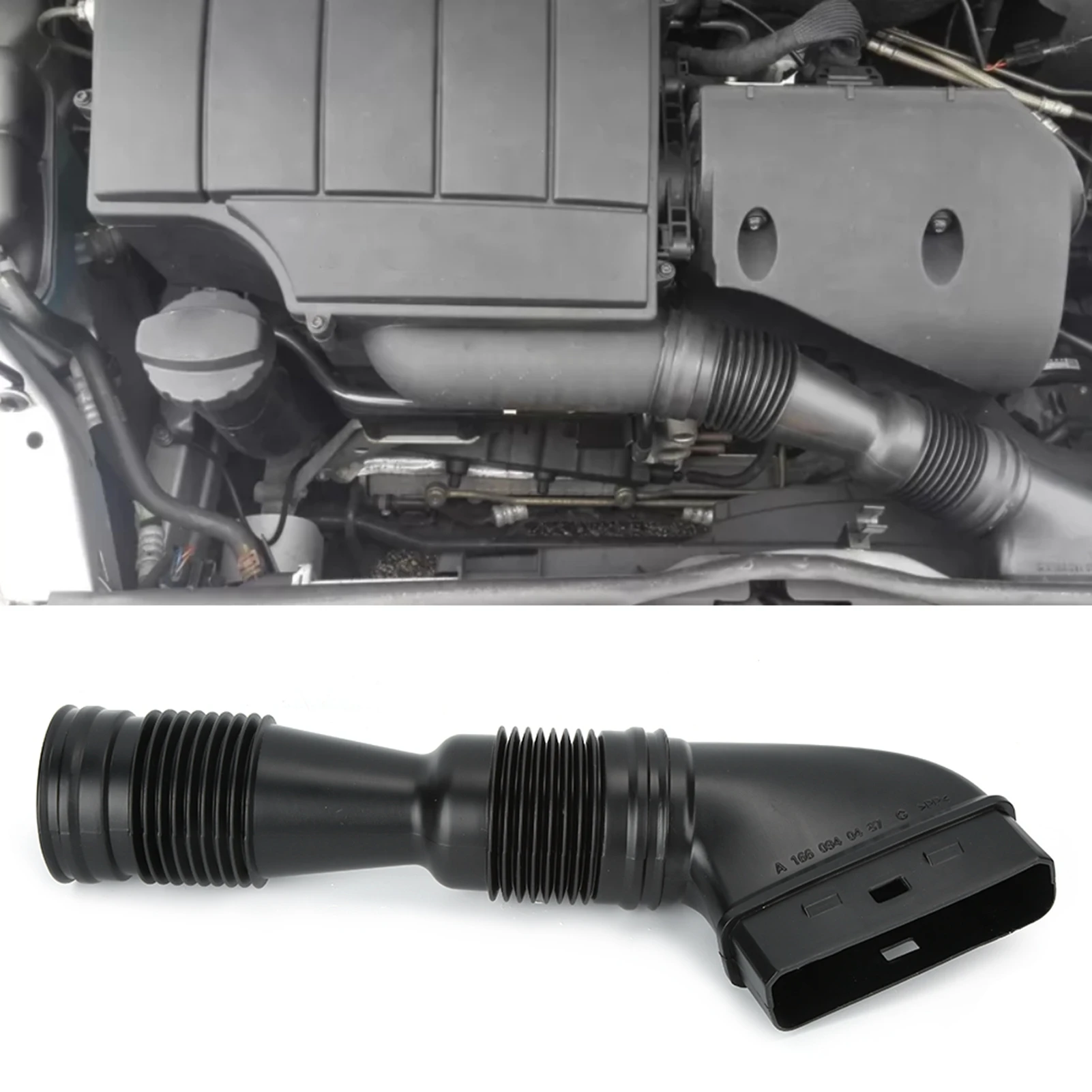 1660940487  Intake Pipe Hose Auto Accessory 1660940487 Fit for A‑Class W168 1997‑2004 Auto Accessory Auto  Intake Pipe