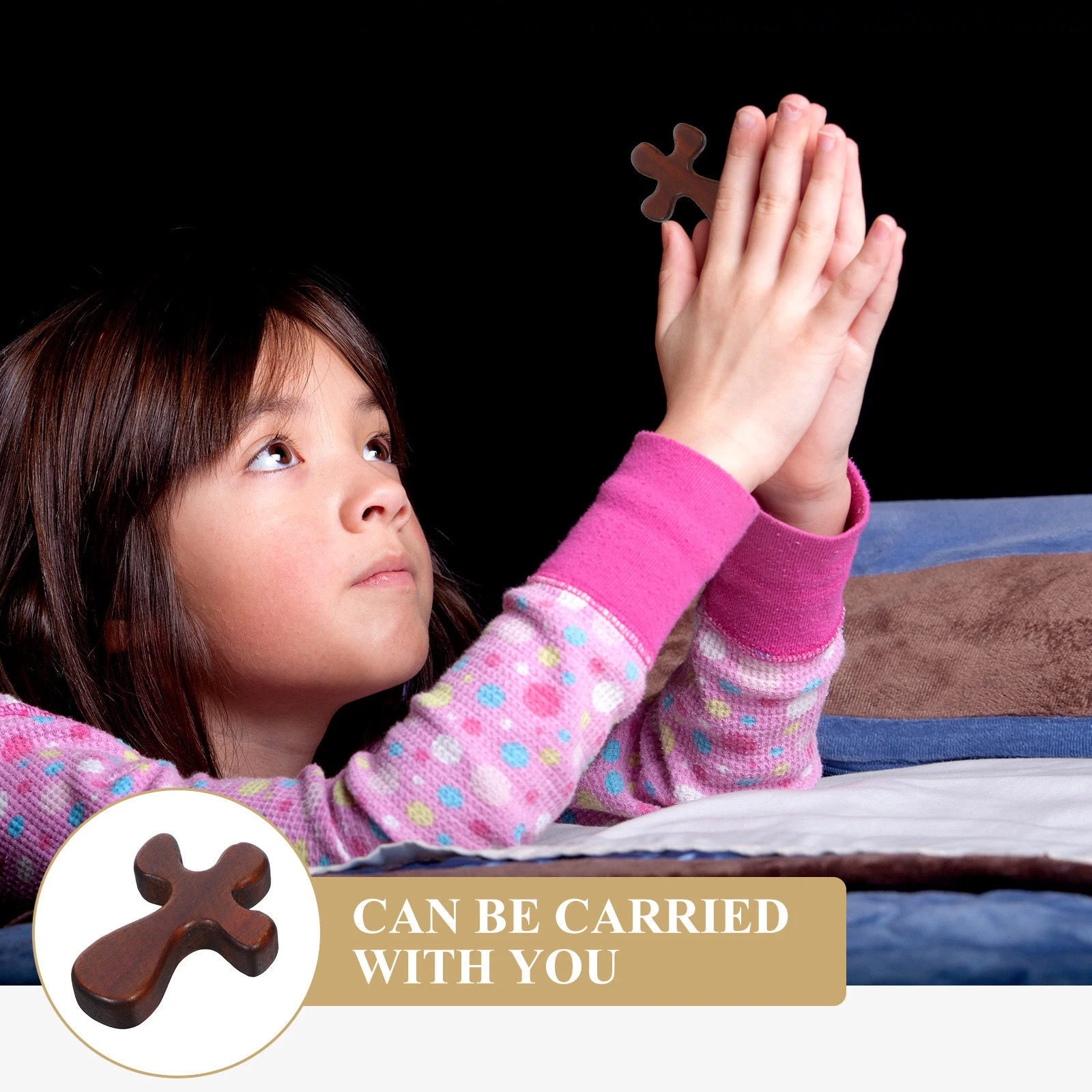 

6pcs Mini Wooden Cross Small Rustic Prayer Crosses For Baptism Wedding Ceremony Religious Decorations Portable Christian