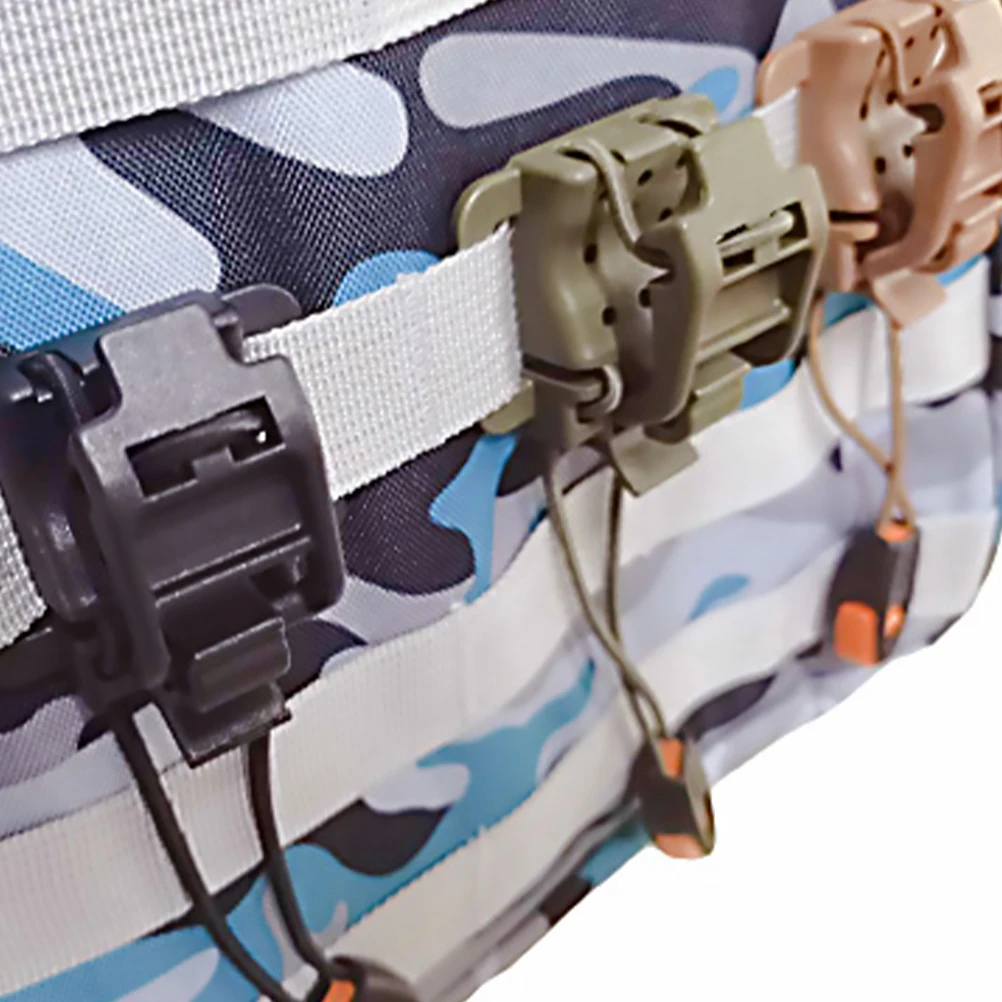 

3pcs Flashlight Clip Flashlight Buckle Clasp Webbing Clip Buckle Clamp Nylon Gear Outdoor Sports Camping Accessories