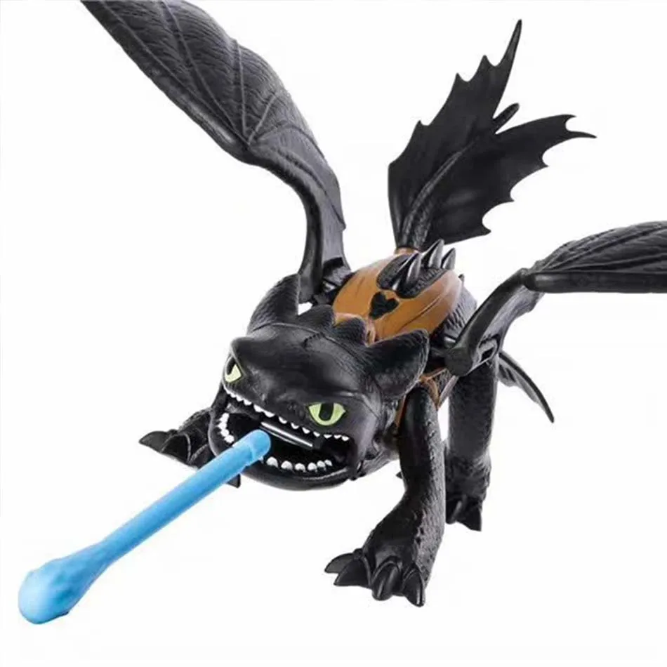 شخصية كرتونية أصلية بدون أسنان لايت فيوري كيفية تدريب على شكل تنينك ديزني أنيمي هدايا عيد الميلاد للأطفال