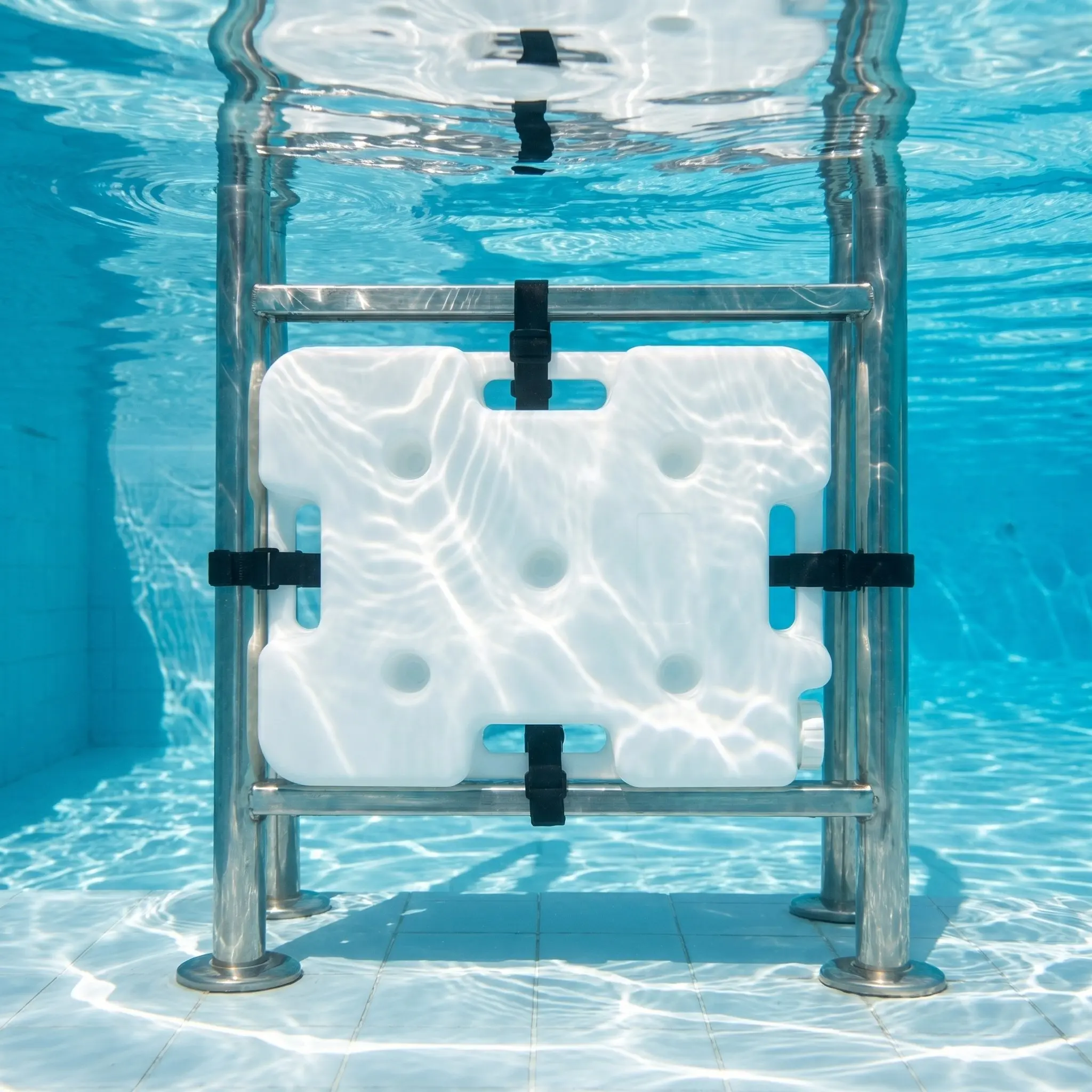 1Set Pool Ladder Counterweight Box Plastic Weight Base Adjustable Straps Reusable Sand Bags Pool Steps Weight Anchor for Above