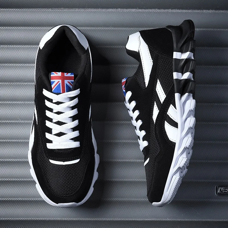 Brand Trend Size 46 47 48 Men's Wear-resistant Cushioning Thick-soled Fitness Sneakers Outdoor Breathable Running Shoes for Men