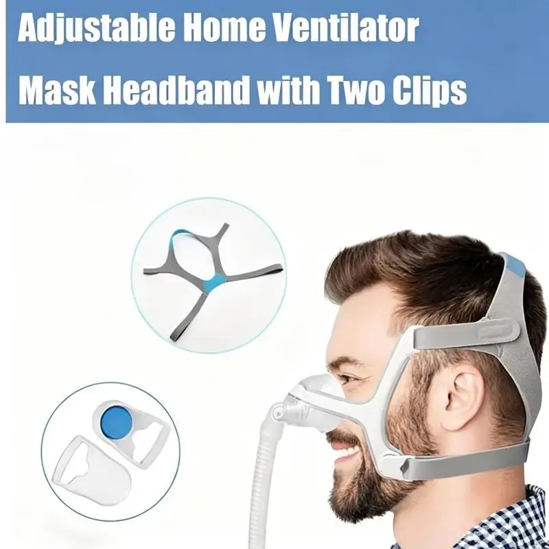 1 Stück CPAP-Nasenmaske mit Kopfband, Rahmen, Schlauch und Polster, CPAP-Maske, Nasenpolster, geeignet für Airfit N20, DIY-Zubehör. – Detail 7