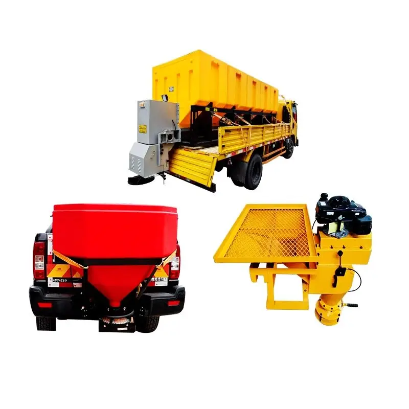 Snow melting agent spreader Large highway deicing and snow removal equipment