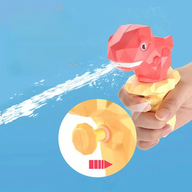 2Pcs Children's Dinosaur Water Gun Drifting Beach Water Play Toy Squirt Guns for Swimming Pool Beach Yard Lawn Water Battle
