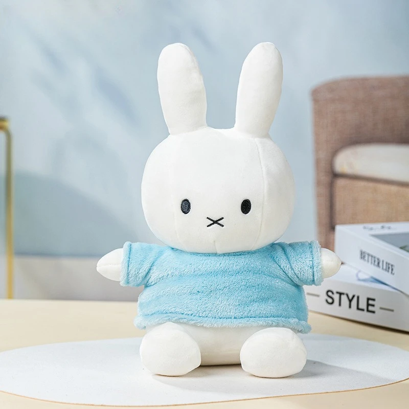 Simpatiche bambole di peluche morbide Miffy Bambole carine Giocattoli Ornamenti per il desktop di casa Ornamenti Bambole squisite per bambini Regali di compleanno di cartoni animati