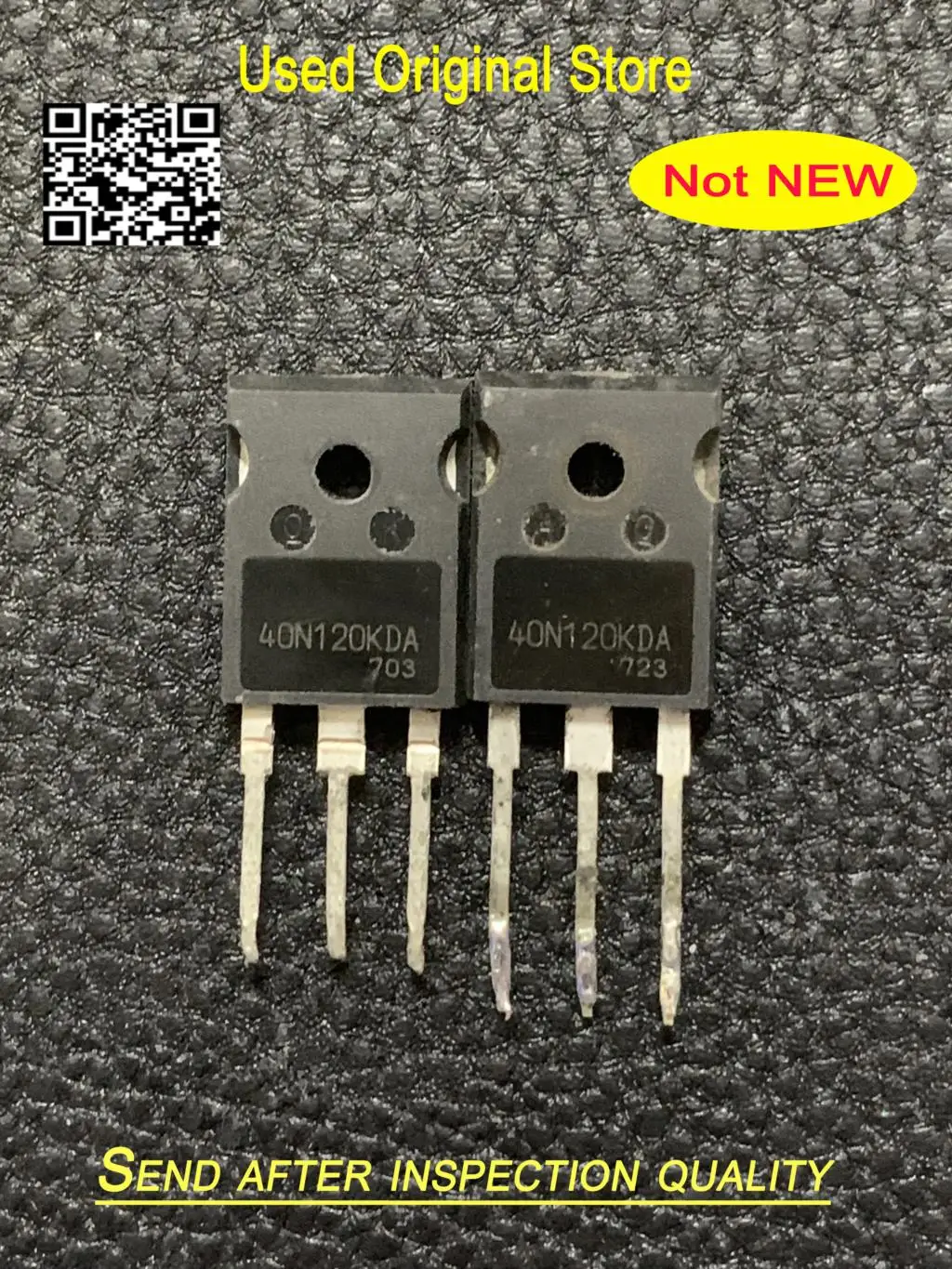 Used original 10pcs KGF40N120KDA 40N120KDA 30N60FL 40N60FL 40N60FL2 50N60FL 50N65FL 50N65FL2 75N65FL 75N65FL2 TO-3P