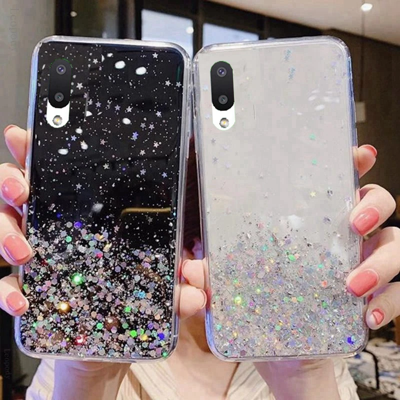 Bling Glitter Phone Case For samsung galaxy A02 A022G M02 A022G/DS Silicon Soft Case Full Cover For samsung A 02 M 02 Back cover