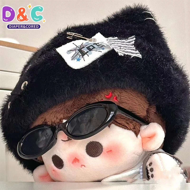 1PC Mini Plush Animal DIY Accessories Fashion Cat Eye Glasses For 10cm Cotton Dolls Cute Doll Eyeglasses