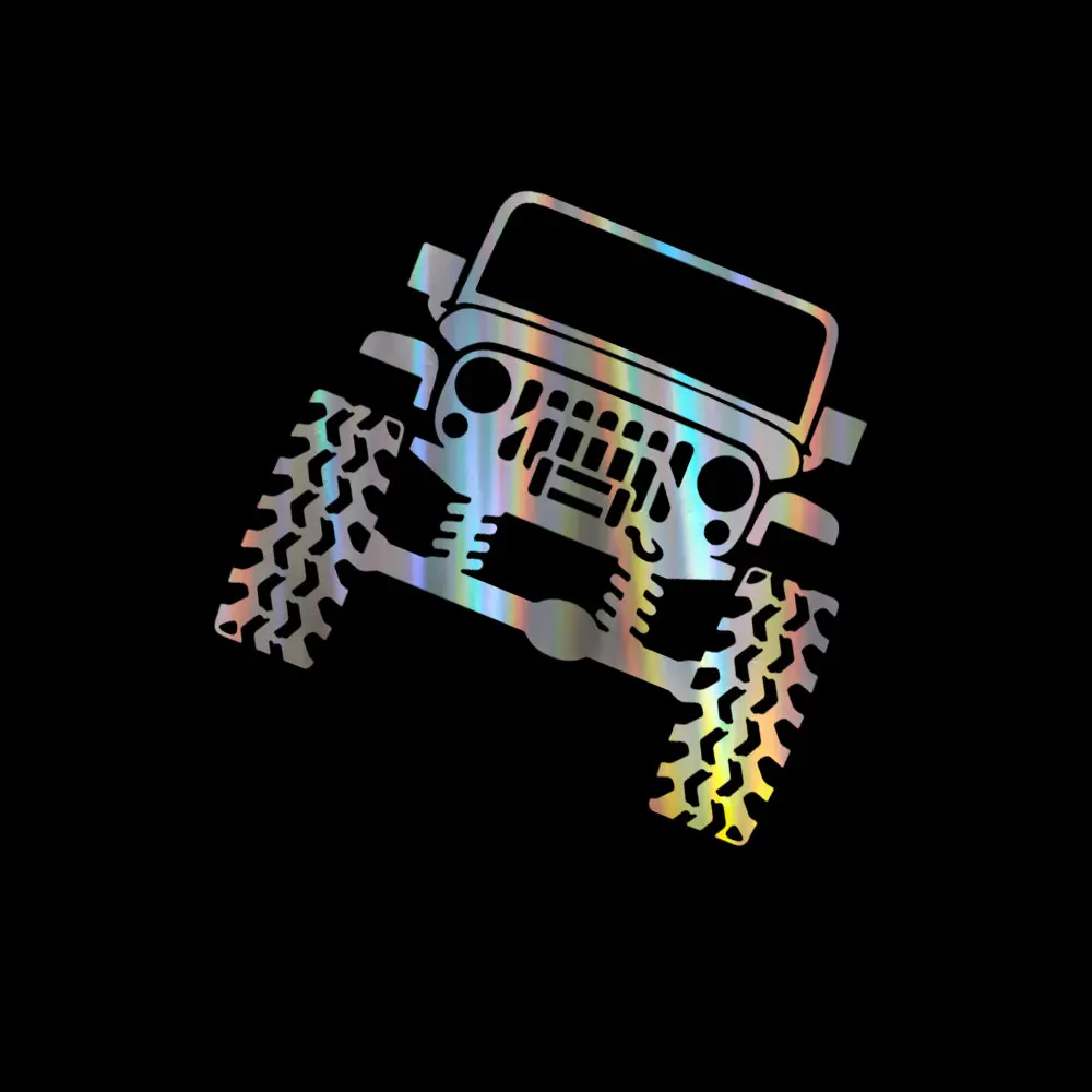 13.9 سنتيمتر رفع الشارات ملصق شاحنة على الطرق الوعرة ل 4x4 Jee TJ JK YJ JL رفع الطين #1