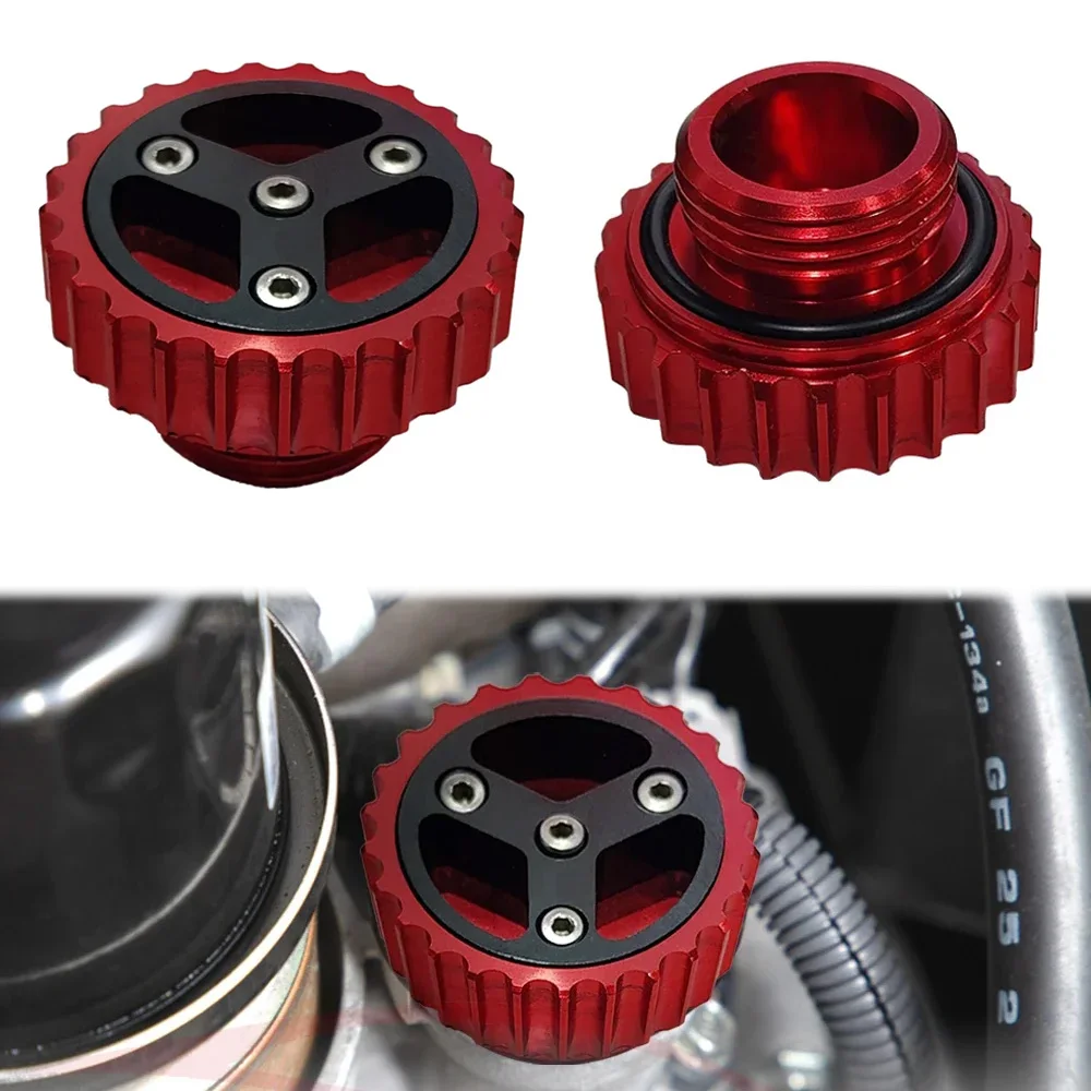 

Car Modified Tank Covers Oil Filter Cap For Most Toyota / Lexus with Screw-On Type Racing Fuel Covers Oil Cap Car Accessories