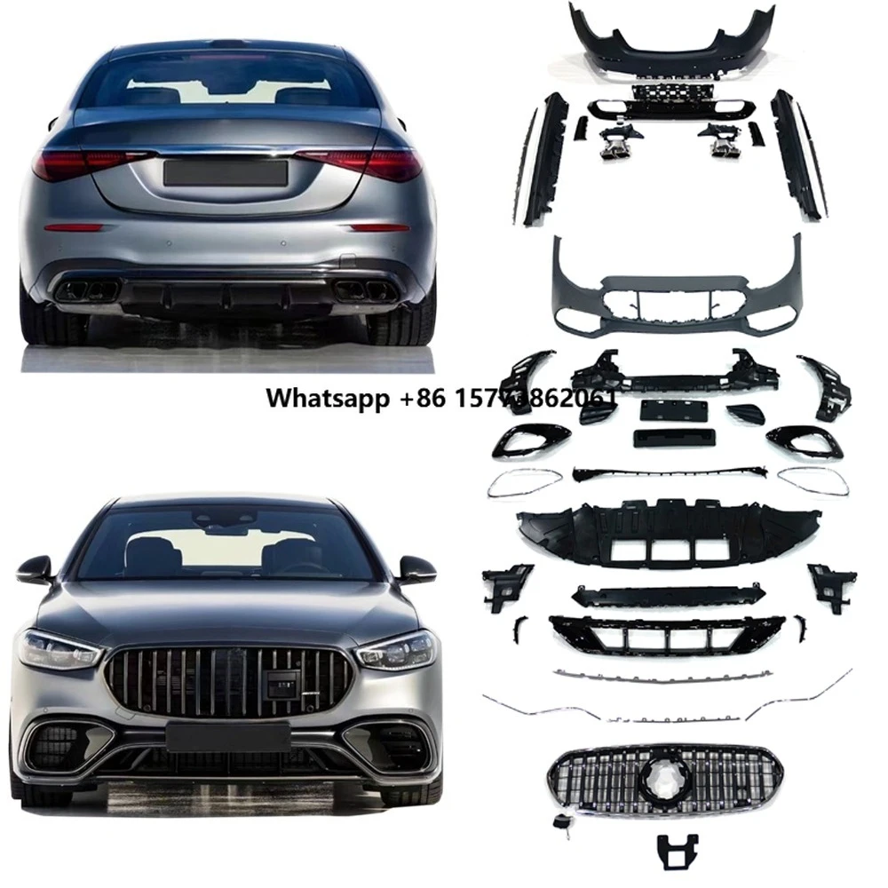 

2021 S Class W223 S63 Auto Car Accessory PP Bodykit Facelift Kit New Full Set Exterior Replacement Upgrade Condition New