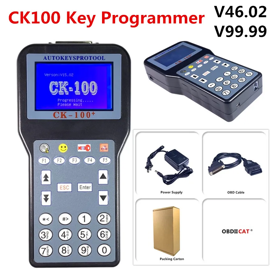 Newest Generation OF SBB CK100+ Key Maker CK-100 Professional Key Programmer Auto CK100 Key Programmer V46.02 V99.99