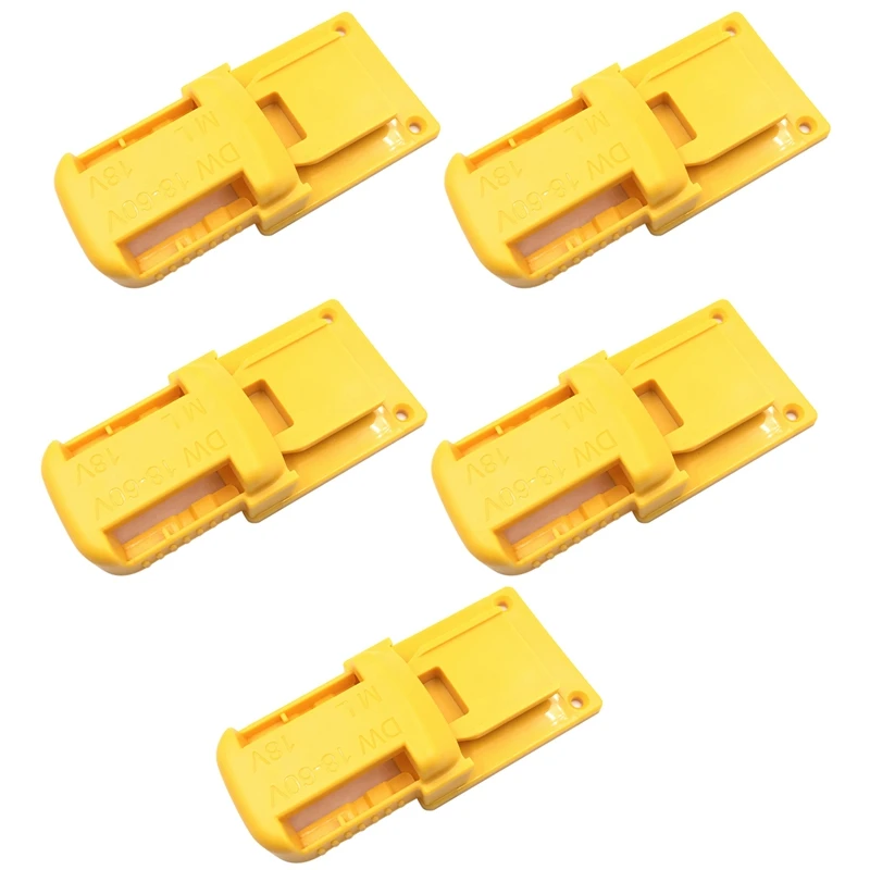 

5 Pack Battery Mounts Holder For Dewalt 18/20V For 18V M18