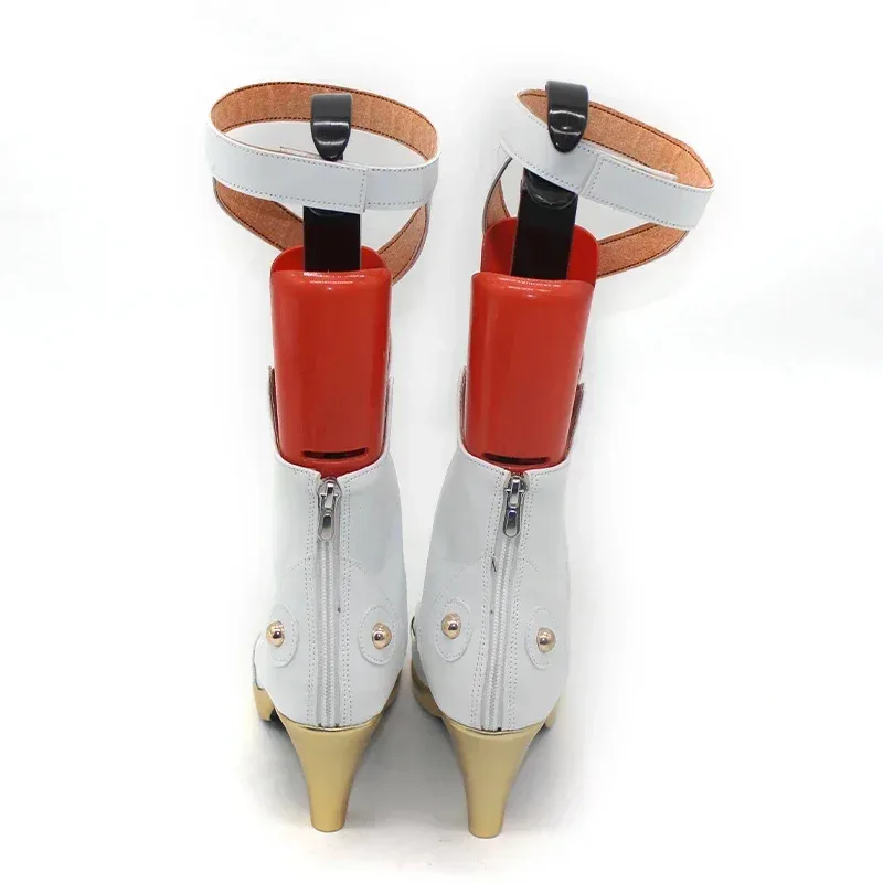 لعبة NIKKE آلهة النصر دوروثي تأثيري أحذية بولي أحذية أحذية من الجلد هالوين كرنفال الأحذية تأثيري الدعامة مخصص