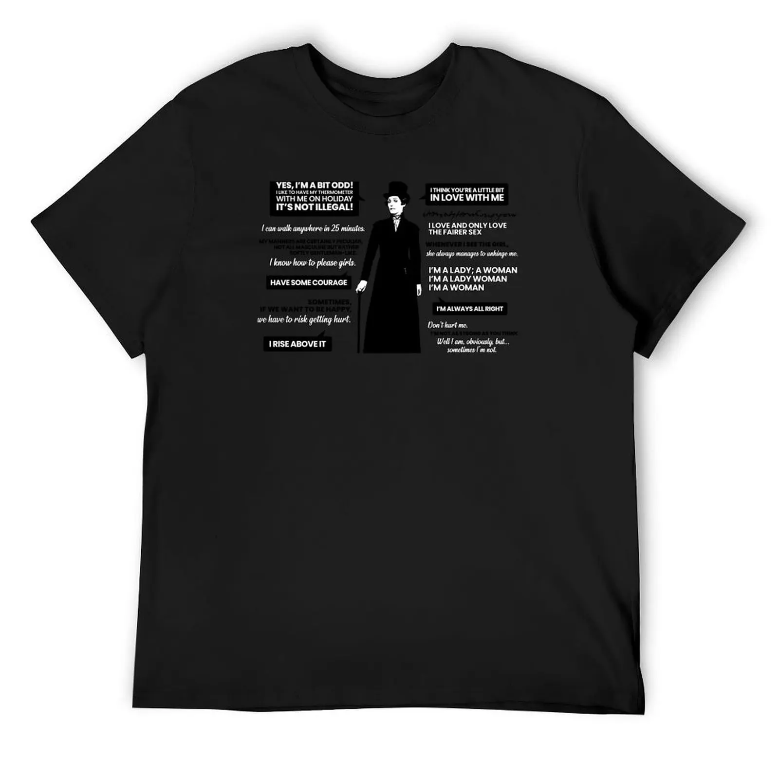 

Anne Lister Quotes T-Shirt quick-drying hippie clothes custom t shirt vintage anime shirt mens t shirts