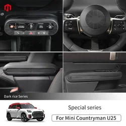 For BMW Mini Countryman U25 Armrest Box Side Strip Sticker Door Decorative Strip Steering wheel sticker Car Interior Sticker