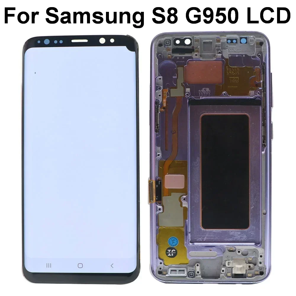 

AMOLED S8 LCD Screen For SAMSUNG Galaxy s8 G950 G950F G950U SM-G950F/DS G950V Lcd Display Touch Screen Digitizer Assembly