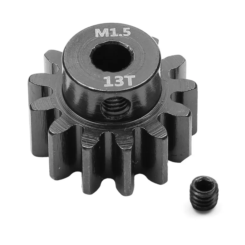 الصلب 5 مللي متر M1.5 12T 13T 14T 15T 16T 17T 18T المعادن ترس ترس المحرك ل 1/8 1/10 TRXS ARRMA LOSI RC اكسسوارات محرك السيارات #5