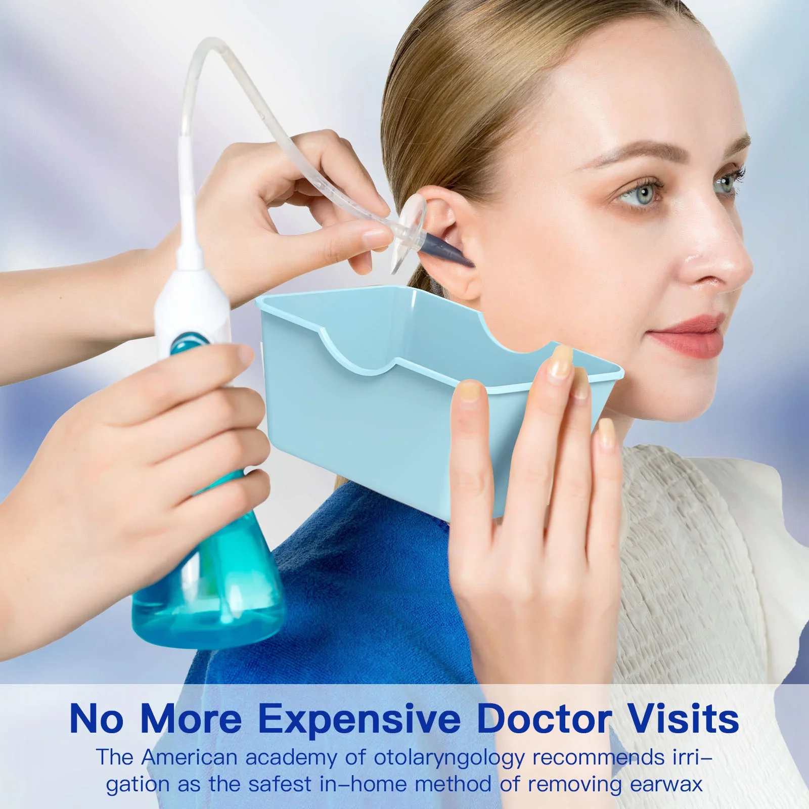 Ear Wax Removal Manual Ear Cleaner Water Cleaner Earwax Remover Kit Ear Irrigation Flushing System Ear Cleaning Kit Healthy Care