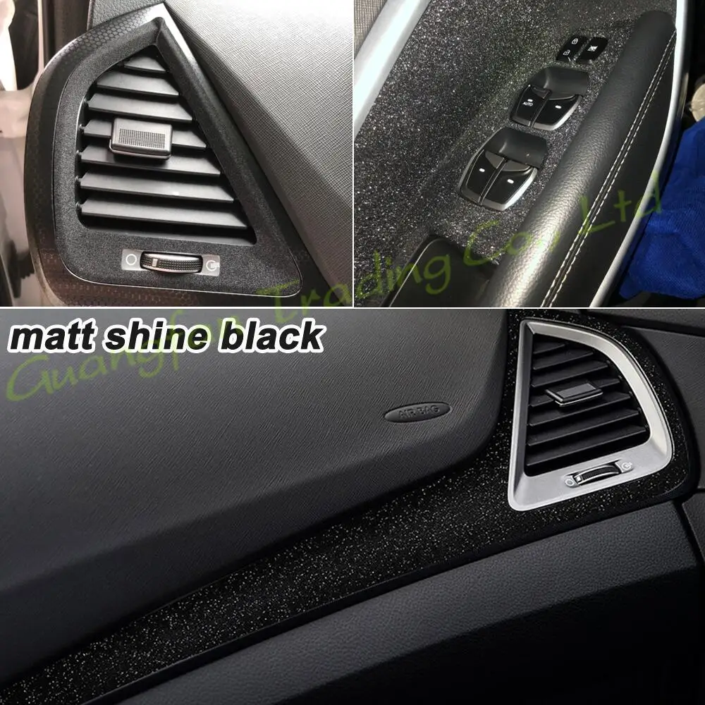 Car-Styling New Carbon Fiber Car Interior Center Console Color Change Molding Sticker Decals For Hyundai Santa Fe IX45 2013-2018