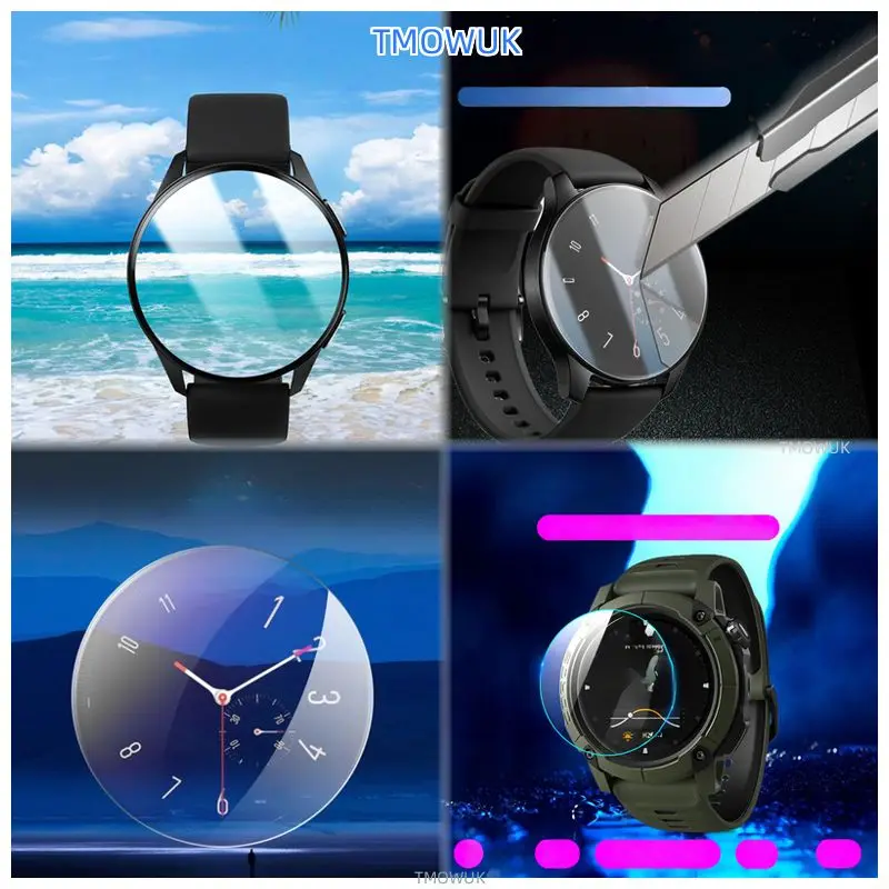 

For Coros Nomad Tempered Glass Screen Protector Watch Film HD Clear 9H, 0.33mm Ultra Slim, Anti-Scratch Oleophobic Coating,