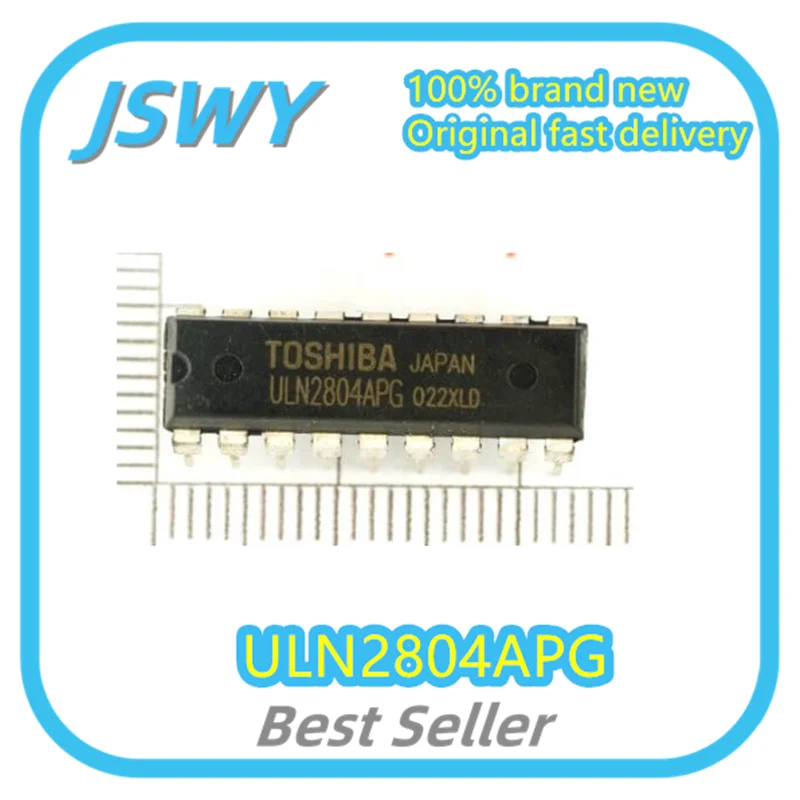 (5/50pcs) ULN2804APG ULN2804A ULN2804 DIP18 Transistor Driver Bulk Pack Brand New Genuine Stock for Electronics Projects