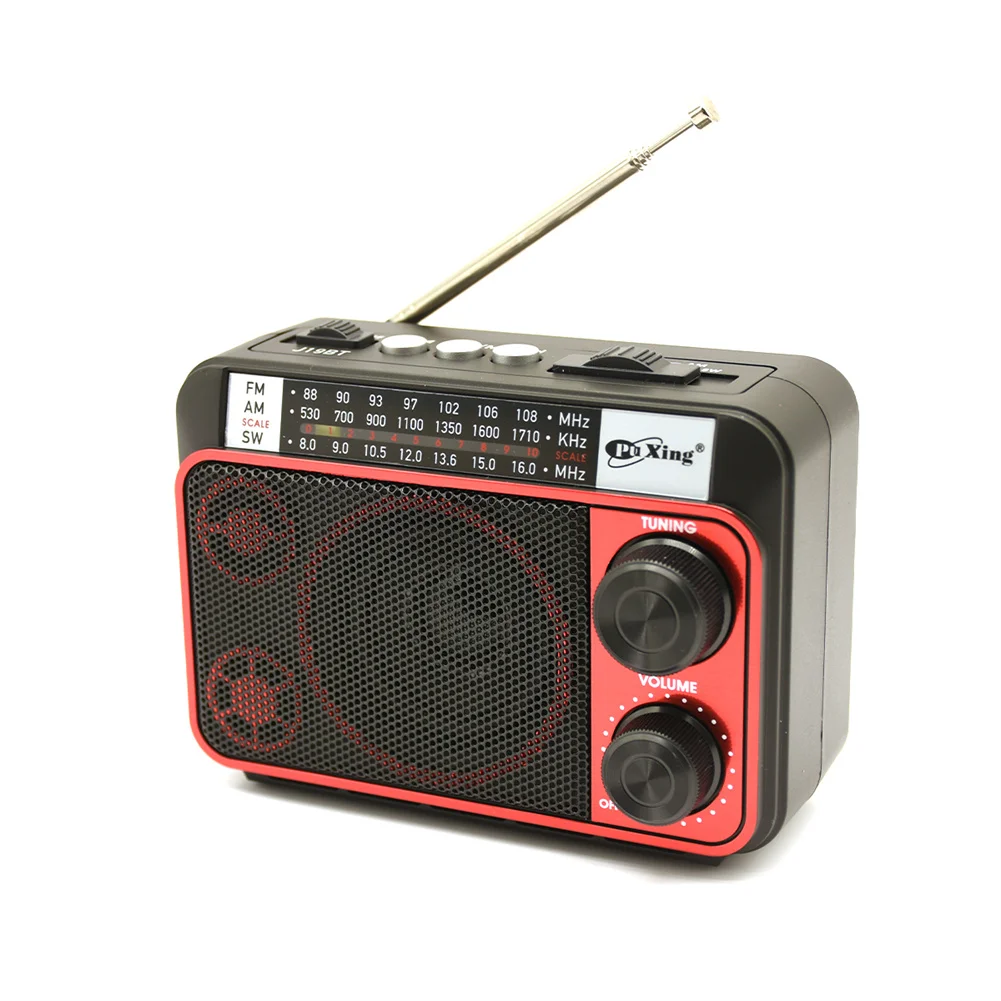 Portable Radio Am Fm Sw Rechargeable Radio With LED Flashlight Built In Speaker Reception Compatible For J19BT