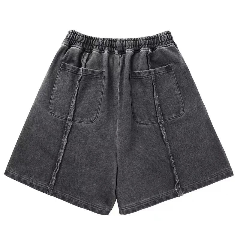 Gestikte Sport-Casual Shorts